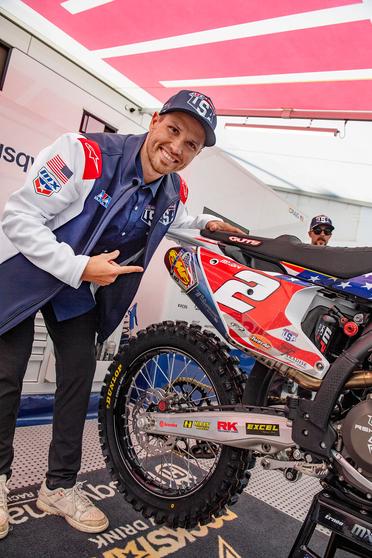 Rockstar Energy Husqvarna Factory Racing sign Kay de Wolf and