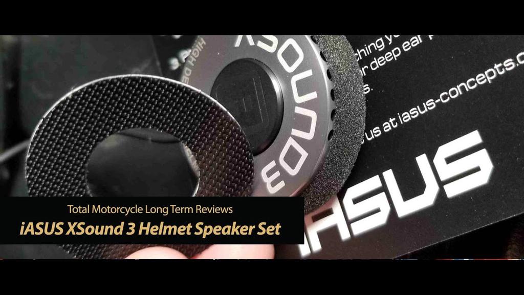 'Video thumbnail for XSound 3 Helmet Speakers by iASUS - Total Motorcycle Review'