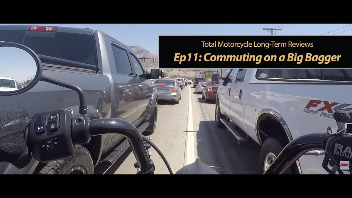 'Video thumbnail for Can you commute on a big motorcycle to work? TMW Reviews the Indian Springfield Dark Horse!'