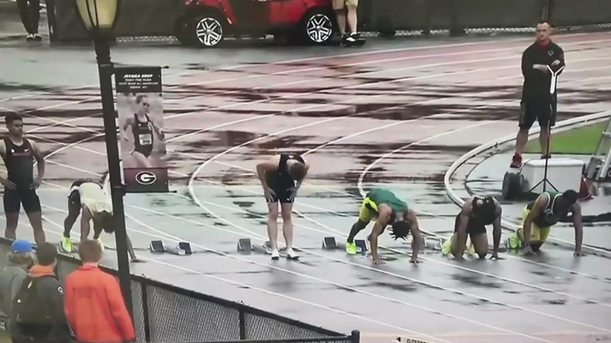 'Video thumbnail for Matthew Boling wins 2021 Spec Town Invitational 100m in 10.32'