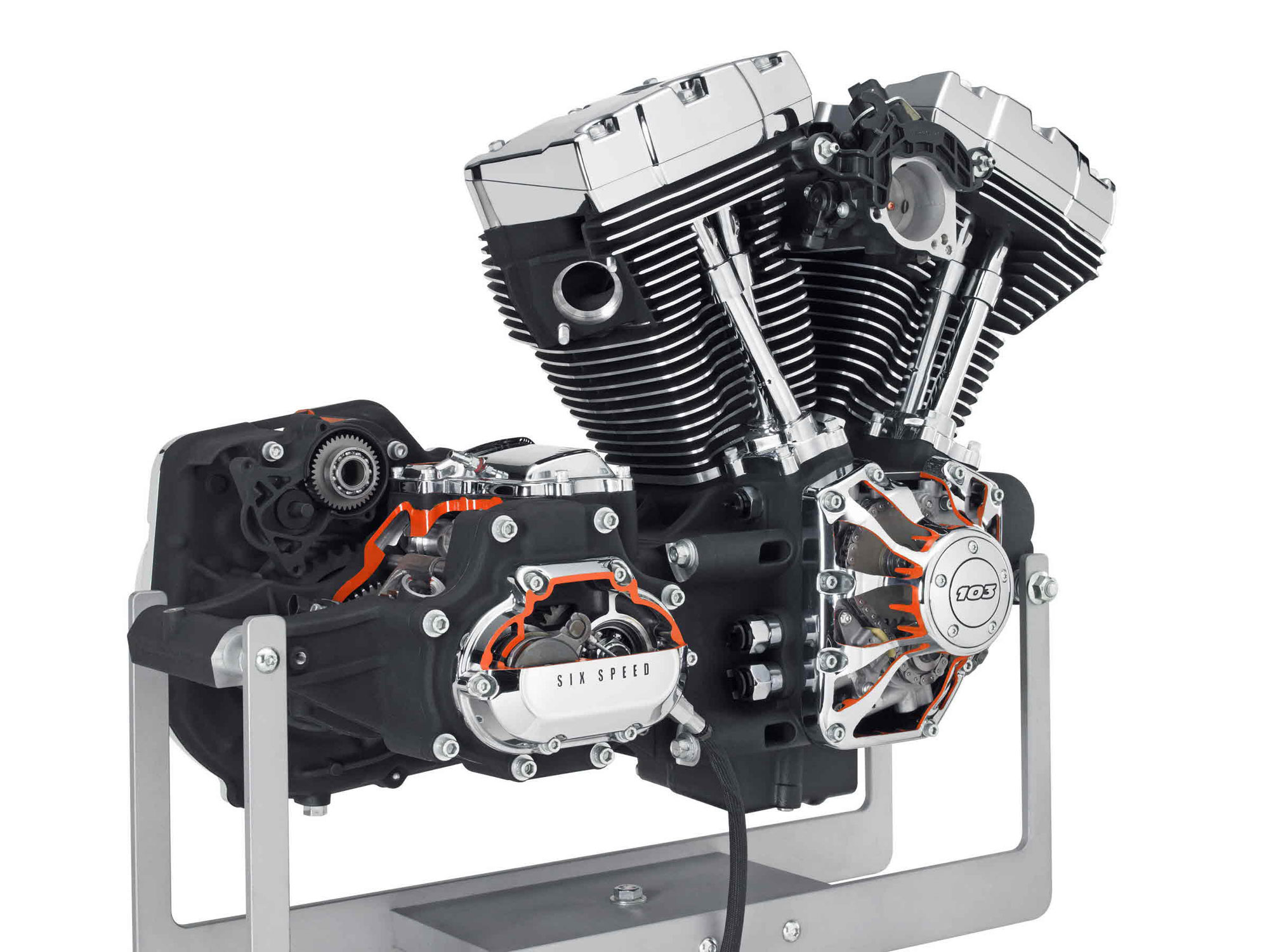 2012 Harley Davidson Twin Cam 103 V Twin Engine Review