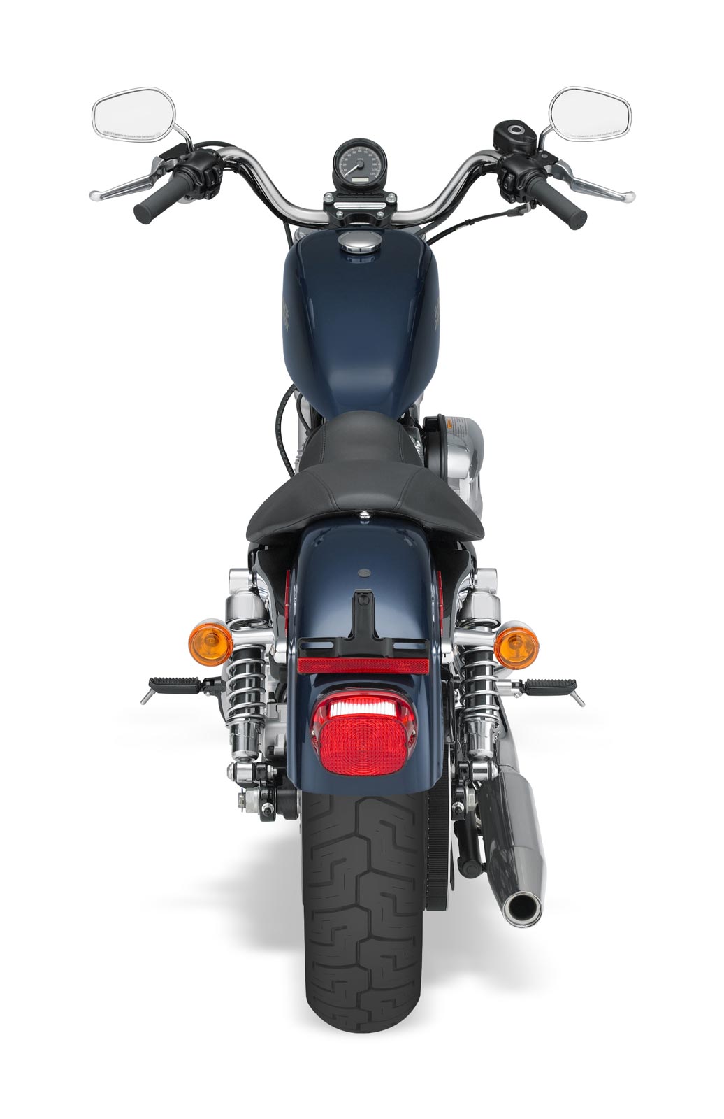 Superlow CMS chrom Motorrad Tachometer für Harley Sportster 883 Low