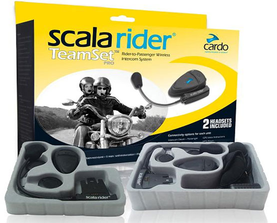 Cardo Scala Rider TeamSet PRO in the box