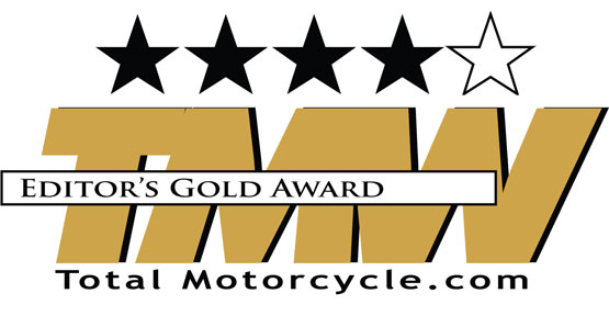 Total Motorcycle Editor's Gold Award