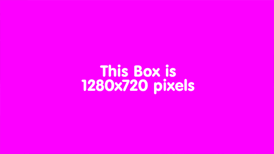 720p = 1280Ã—720 pixels (16:9)