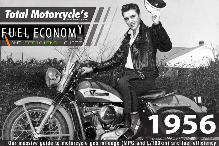 1956 Motorcycle MPG Fuel Economy Guide