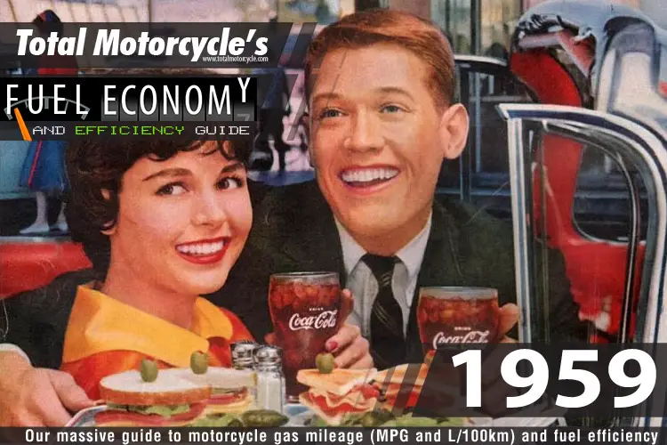 1959 Motorcycle MPG Fuel Economy Guide