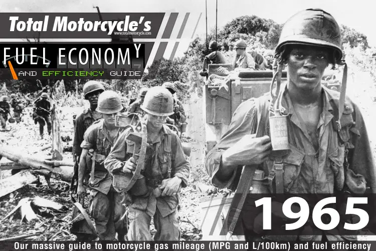 1965 Motorcycle MPG Fuel Economy Guide
