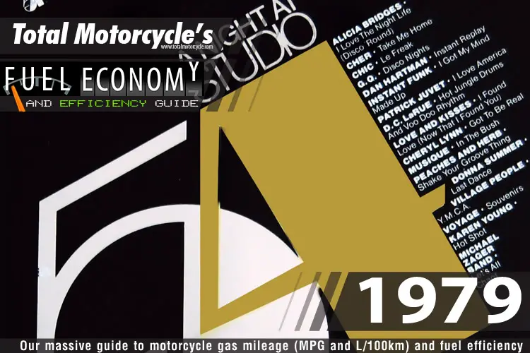1979 Motorcycle MPG Fuel Economy Guide