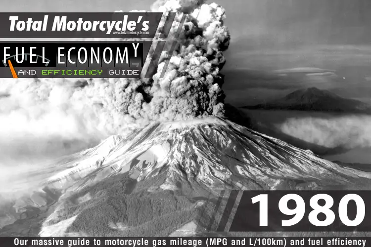 1980 Motorcycle MPG Fuel Economy Guide