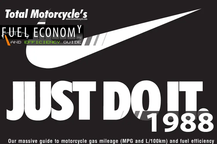 1988 Motorcycle MPG Fuel Economy Guide