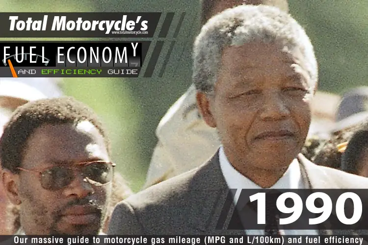 1990 Motorcycle MPG Fuel Economy Guide