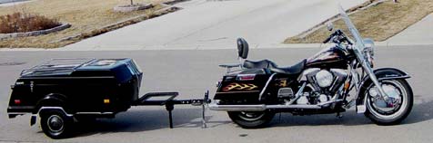 1997 Harley Davidson Road King with Tiny Mite Trailer
