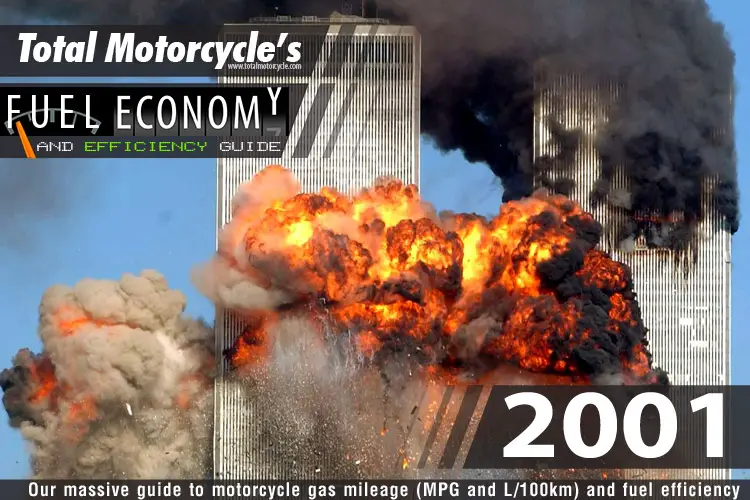 2001 Motorcycle MPG Fuel Economy Guide