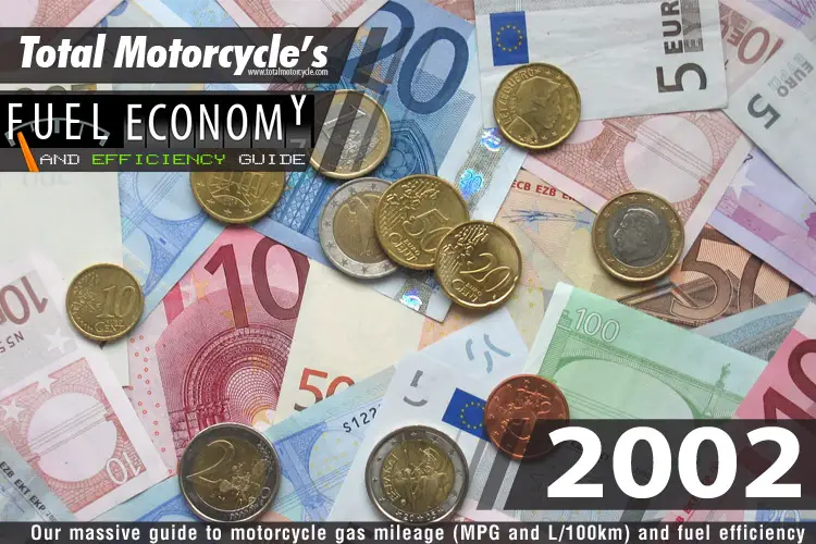 2002 Motorcycle MPG Fuel Economy Guide