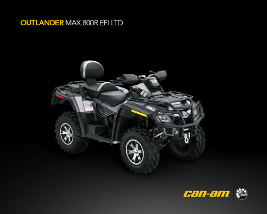 2009 Can-Am Outlander MAX 800R EFI LTD 