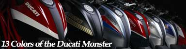 Ducati Monster 696, 796 - 13 Colors