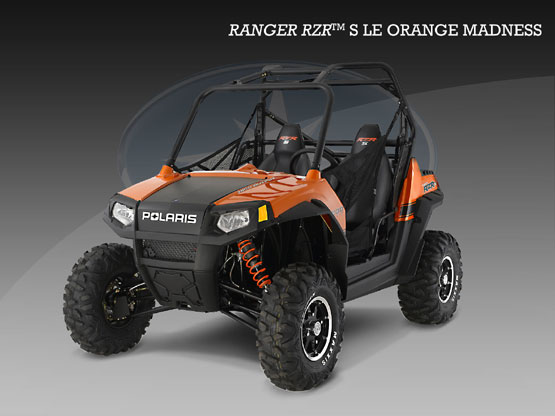 2010 Polaris Ranger RZR S Orange Madness 