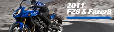 2011 Yamaha FZ8 and Fazer8 motorbikes!