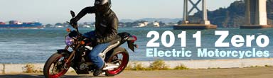 2011 Zero Electric Motorcycle Models!