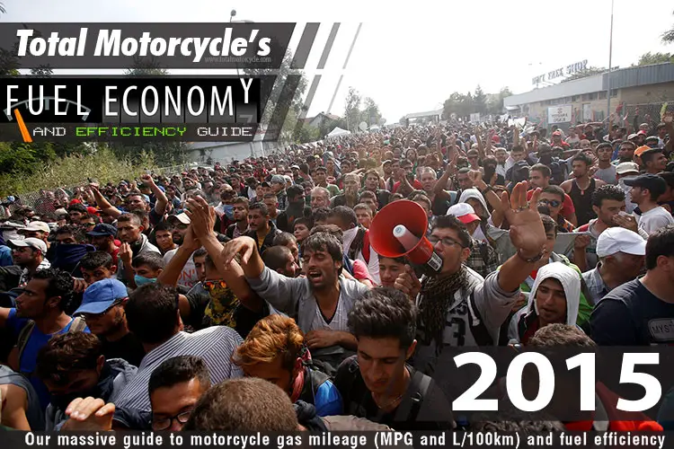 2015 Motorcycle MPG Fuel Economy Guide