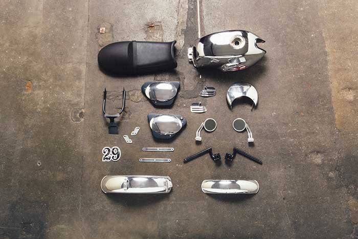 2016 Moto Guzzi Garage V7II Dapper Kit 