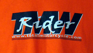 Orange Total Motorcycle T-shirts