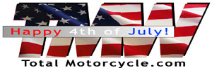 Total Motorcycle 4th of July Logo