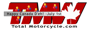 Total Motorcycle Canada Day Logo