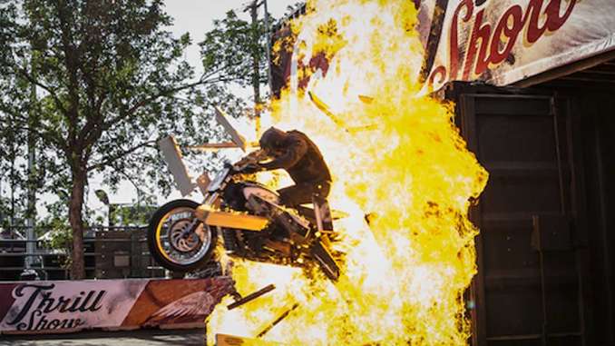 2018 Sturgis Motorcycle Rally: Demo Rides & Thrill Shows