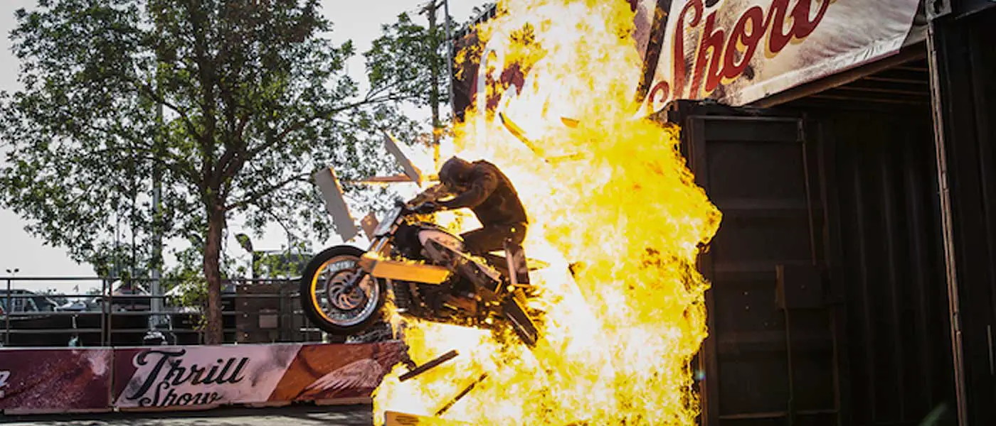 2018 Sturgis Motorcycle Rally: Demo Rides & Thrill Shows