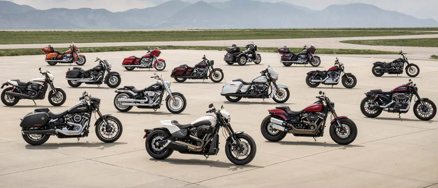 harley davidson different models