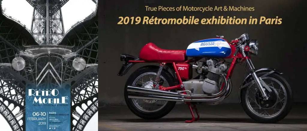 2019 Paris Rétromobile Exhibition: 100+ motorcycles from MV Agusta up for auction