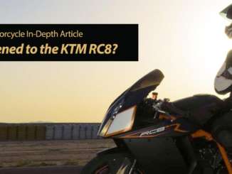 What happened to the KTM RC8?