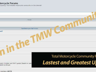 Total Motorcycle Community Forums Upgrade