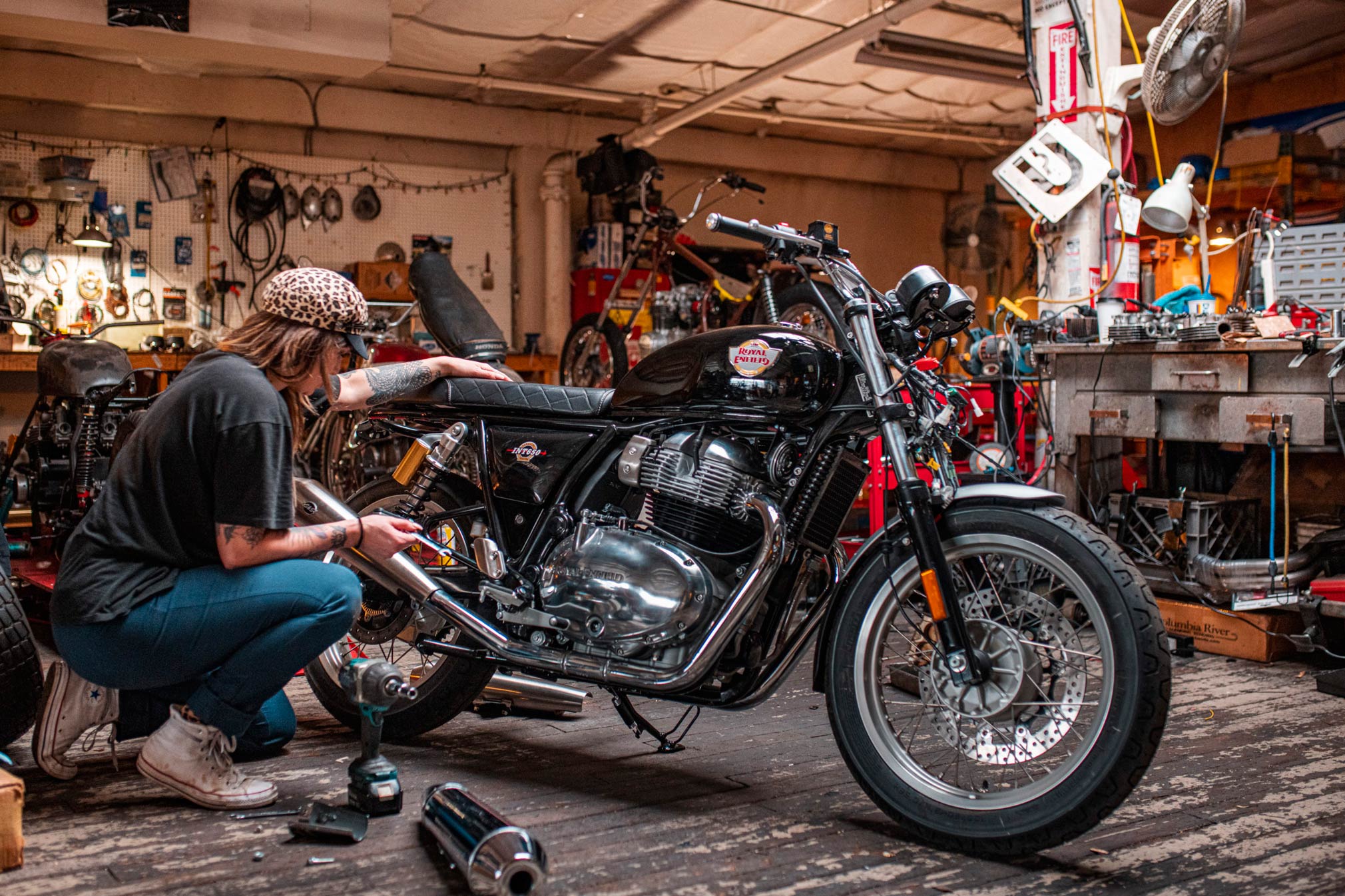 Women of Royal Enfield BUILD TRAIN RACE battle on at second BTR