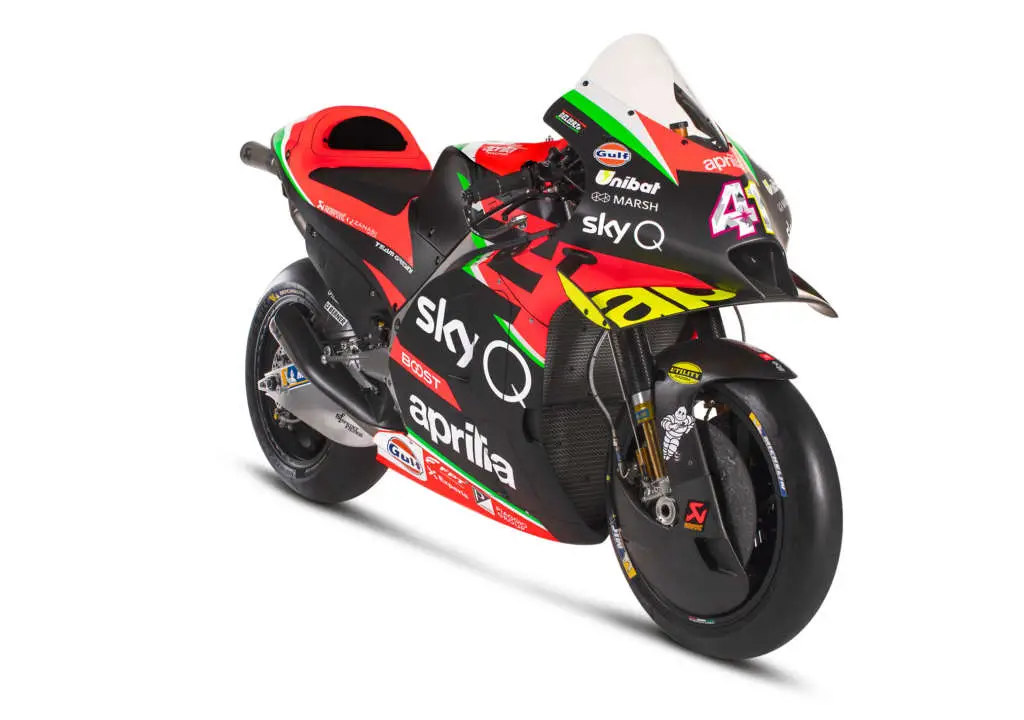 New 2020 Aprilia RS-GP MotoGP Bike Launched with V90 Engine