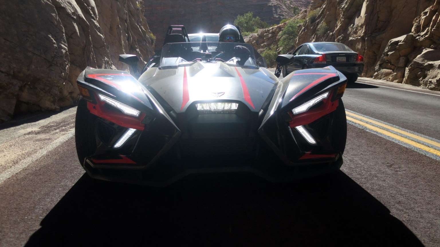 Touring in the Batmobile The Slingshot Effect • Total Motorcycle