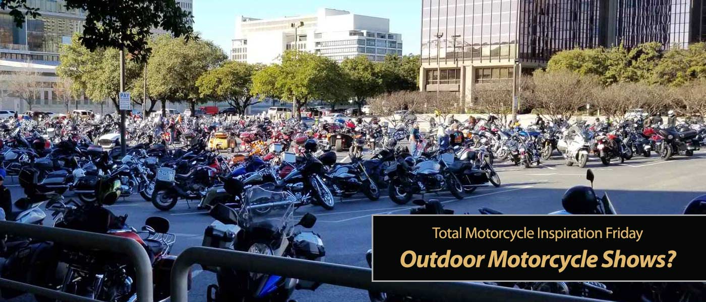 Inspiration Friday: Outdoor Motorcycle Shows