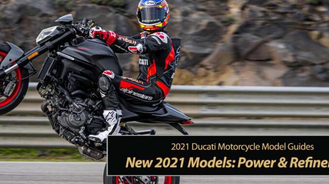New 2021 Ducati's: Power and Refinement