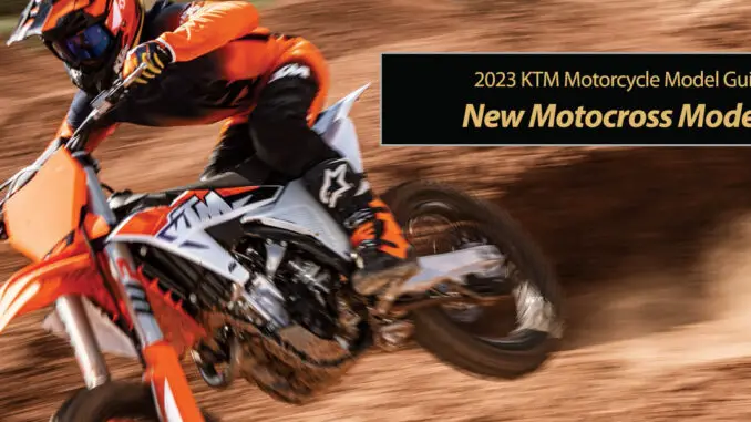 New 2023 KTM Motocross Models