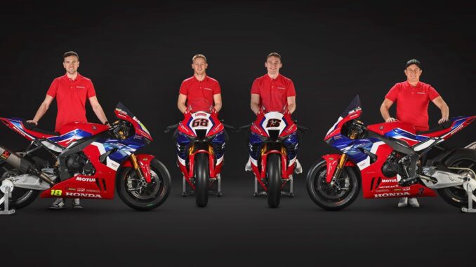 Honda Racing UK releases new racing livery for 2023 BSB