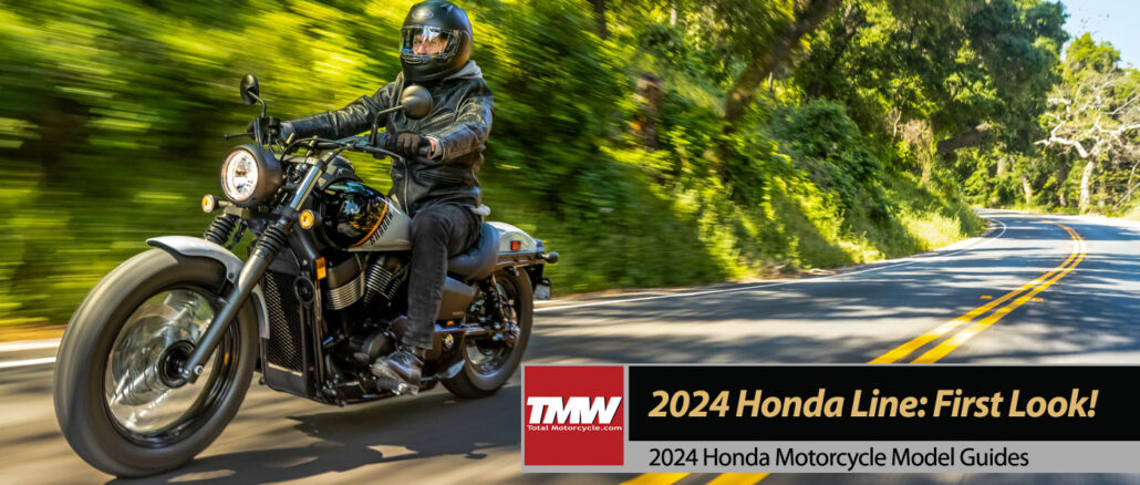 First Look: Updated 2024 Honda Motorcycle Line-up!
