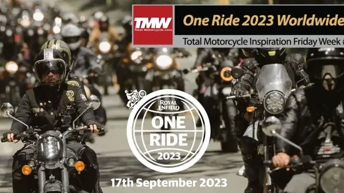 Inspiration Friday: One Ride 2023 Worldwide