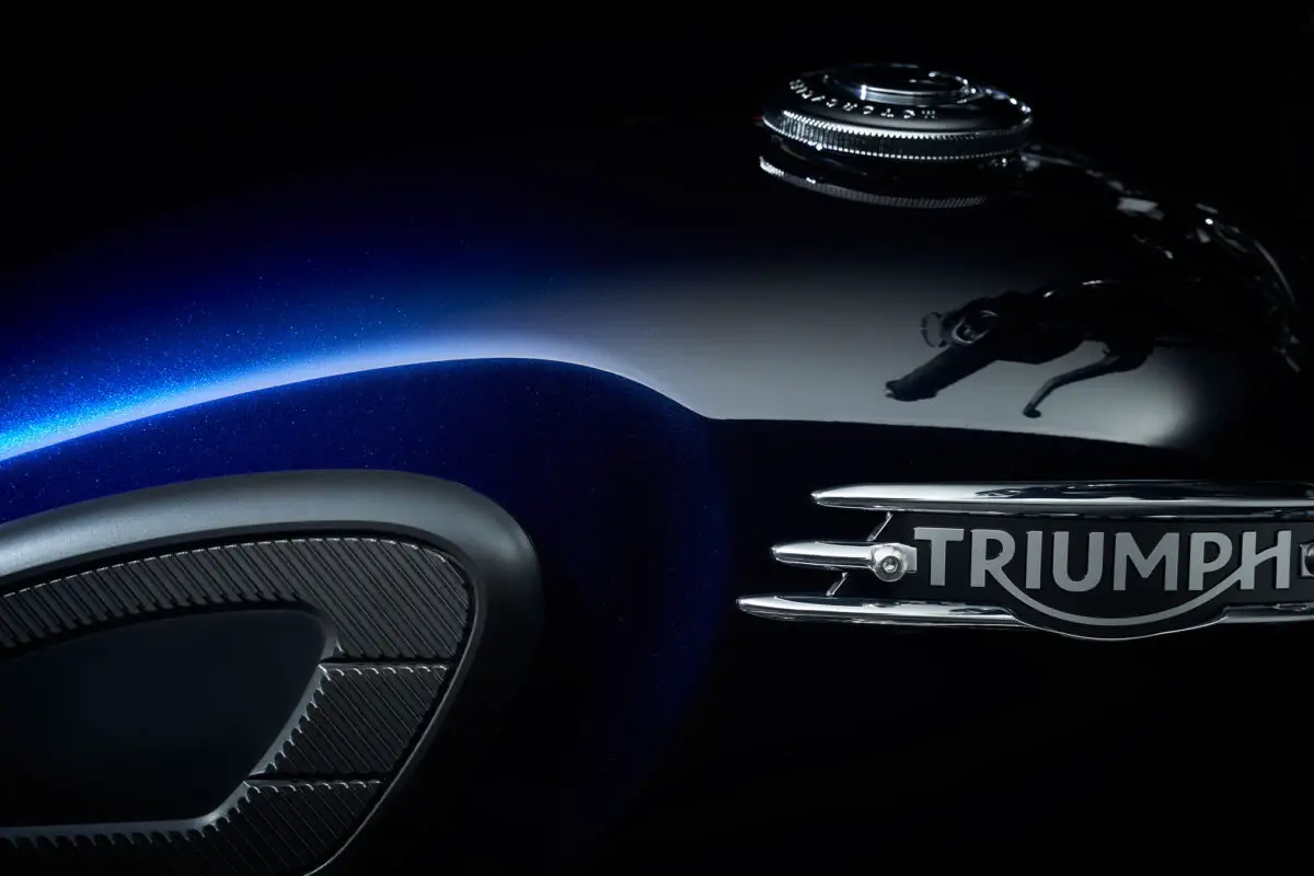 2024 Triumph Bonneville T120 Blue Stealth Edition