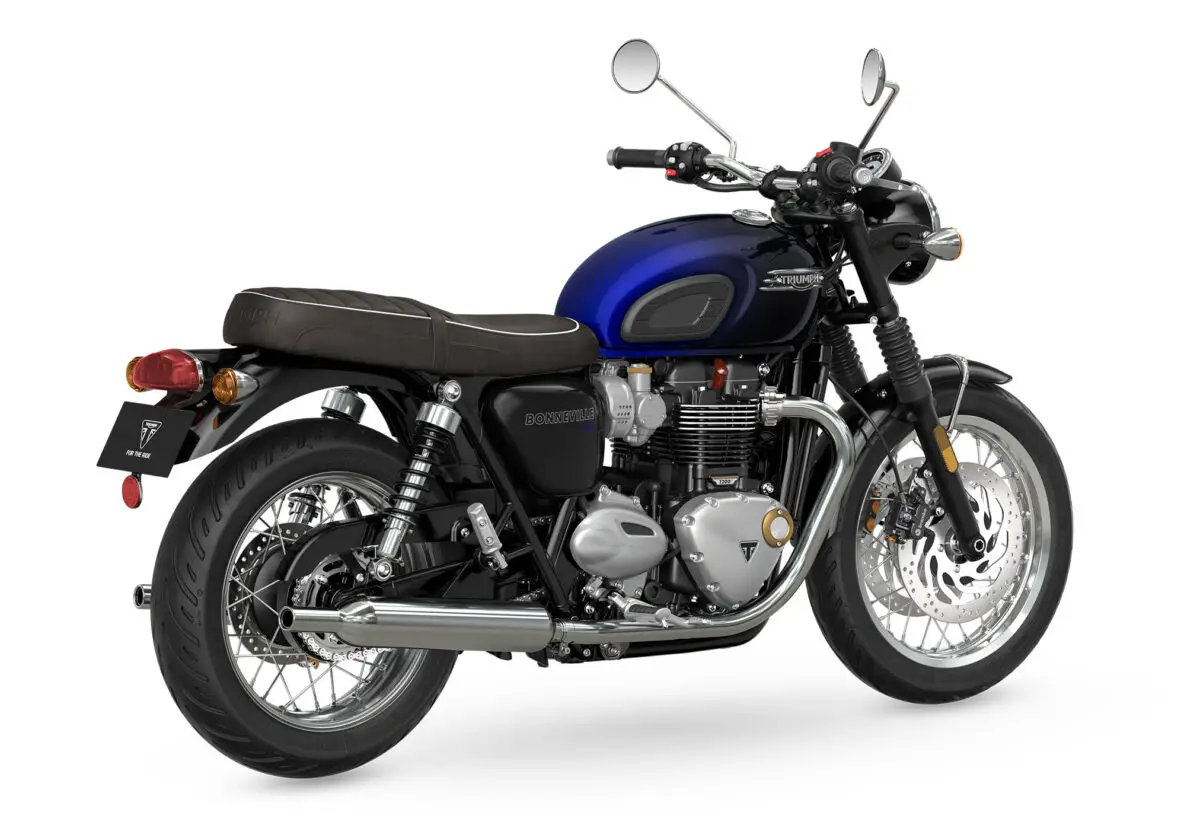 2024 Triumph Bonneville T120 Blue Stealth Edition