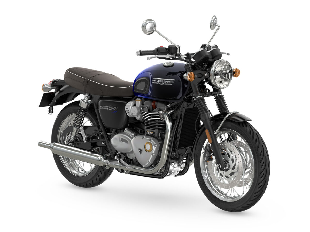 2024 Triumph Bonneville T120 Blue Stealth Edition