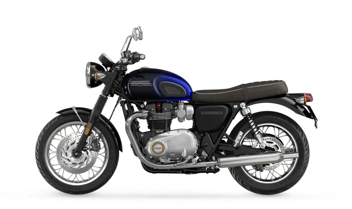 2024 Triumph Bonneville T120 Blue Stealth Edition