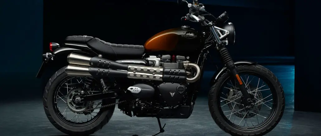 2024 Triumph Scrambler 900 Orange Stealth Edition