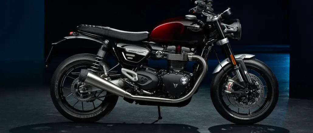 2024 Triumph Speed Twin 1200 Red Stealth Edition